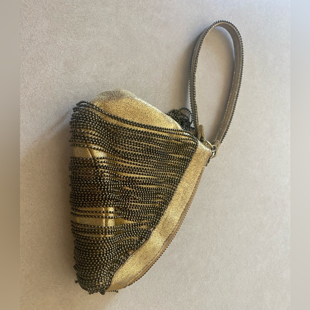 Hobo Gold unique wristlet.  Fun little piece in excellent condition!